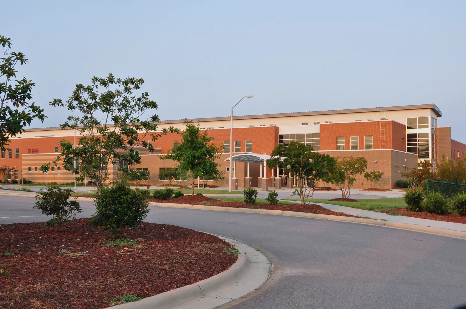Sanford Creek Elementary School in Rolesville, one of the Wake County public schools near Wake Forest.